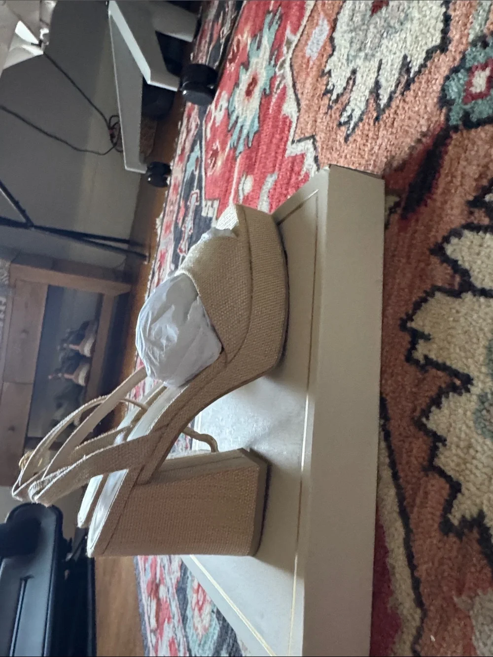 Dolce Vita - Felica Natural Raffia Heels
